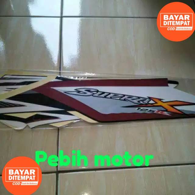 STRIPING STIKER FULL BODY SUPRA X 125 2010-2011
