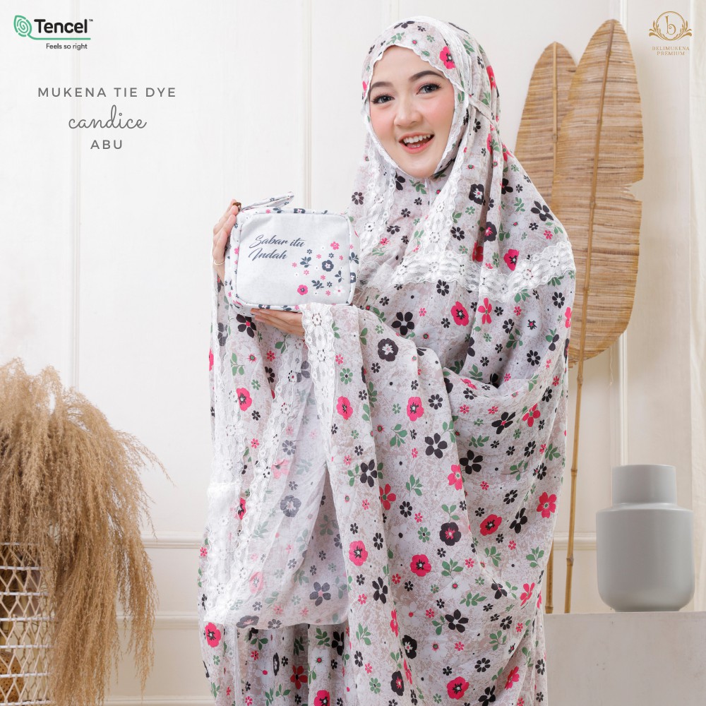 Mukena Tiedye Candice Abu (Mukena 2 in 1)