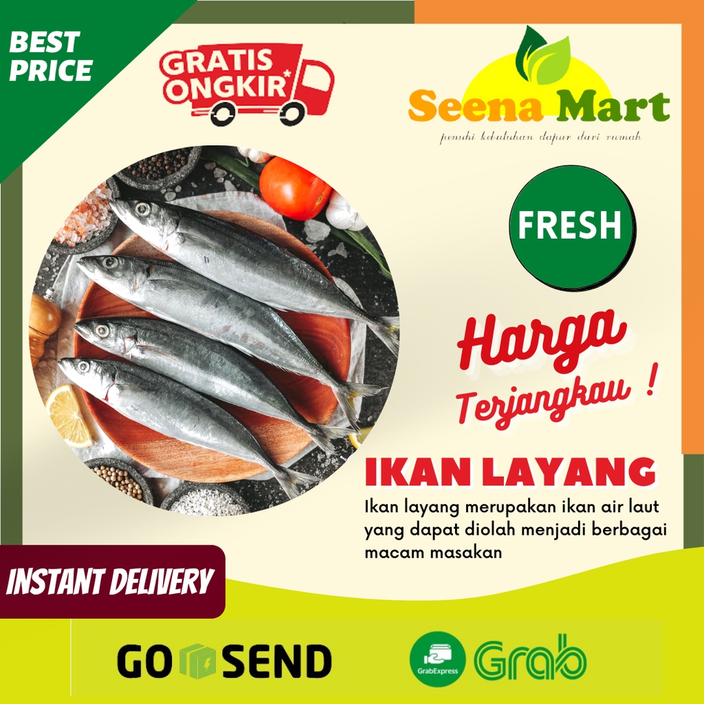 

Seafood Ikan Segar Ikan Laut Ikan Layang Ikan Layang Segar 500 gr 1 kg Pasar Lampung Ikan Lampung