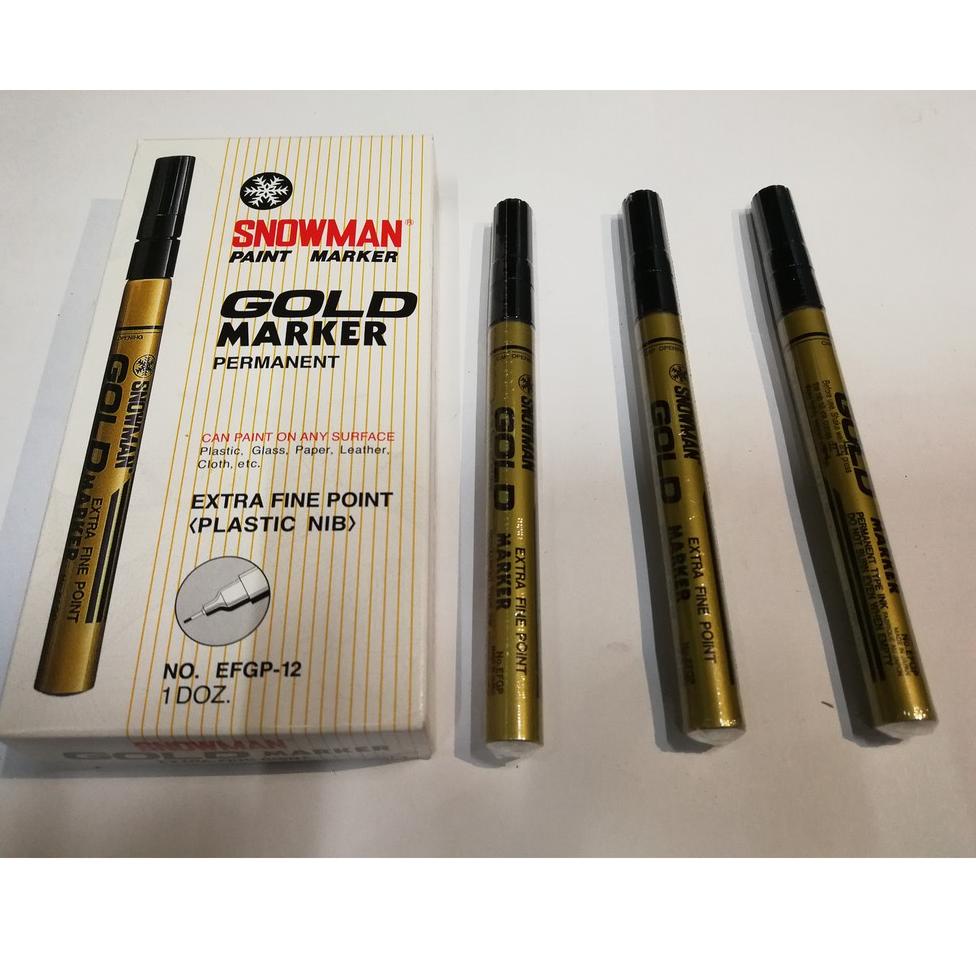 

((K-AIQ_♫♪)) SNOWMAN SPIDOL PAINT MARKER FINE / EXTRA FINE TIP-siap dikirim