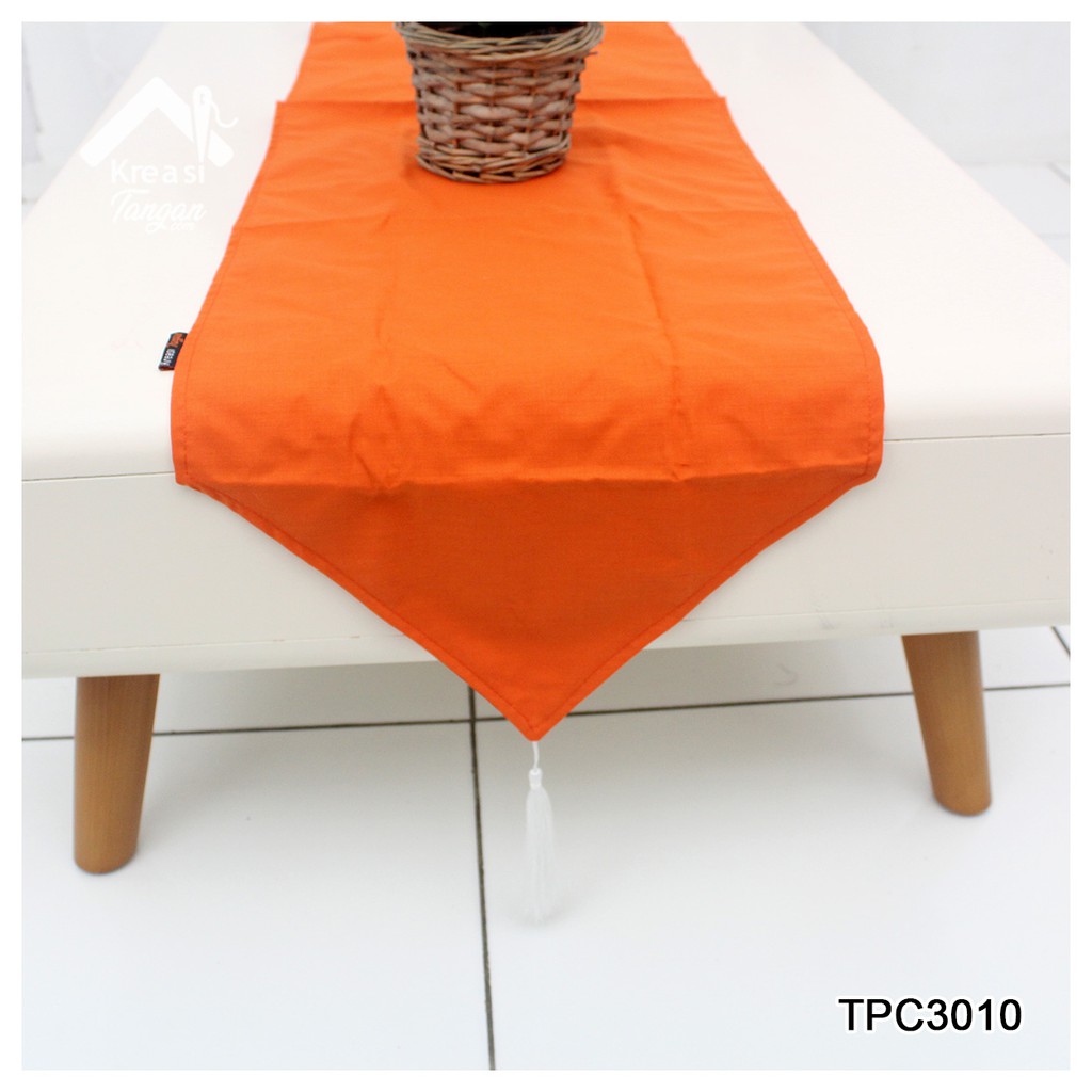 Taplak Meja / Table Runner POLOS Ukuran 105x30 &amp; 150x35 (TPC3010)