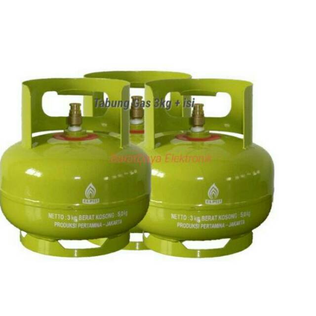 TABUNG GAS LPG 3KG+ ISI RESMI PERTAMINA