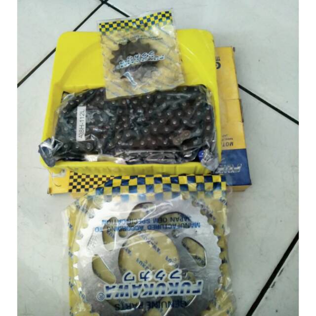Gir set sepaket rantai for motor mx new mx lama dll motor jupiter z vega r new