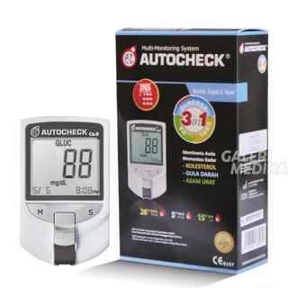ALAT CEK DARAH 3 IN 1 AUTOCHECK , GULA , ASAM , URAT