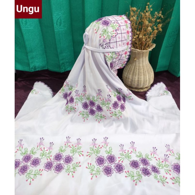 mukena bordir kudus/mukena bordir kudusan/grosir mukena bordir kudus