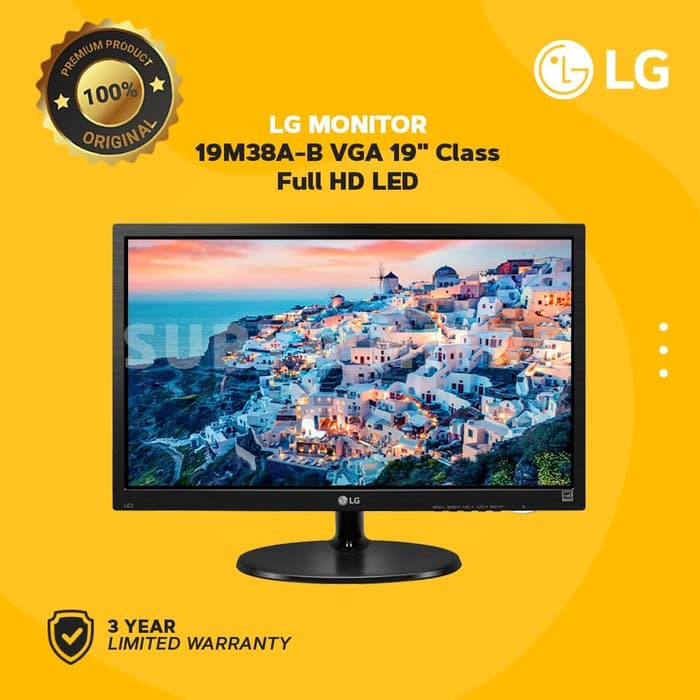 Monitor LG 19&quot; 19M38A VGA