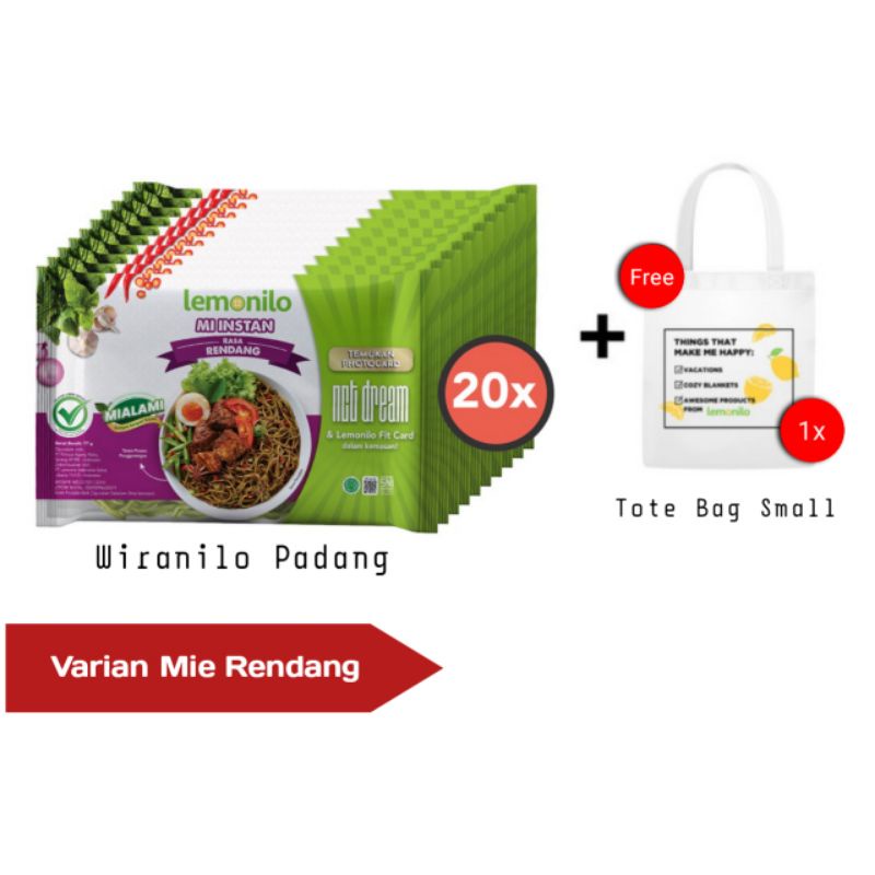 

Lemonilo Mie Rendang Special Edition ( 1 Karton 20 Pcs) - Wiranilo Padang