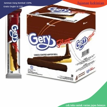 

Gery salut roll isi 24pcs-makanan ringan-jajan anak-camilan-wafer coklat