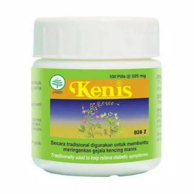 Kenis 100 Pil -Borobudur Herbal -(BPOM ) -Membantu Meringankan Kencing Manis / Diabetes.