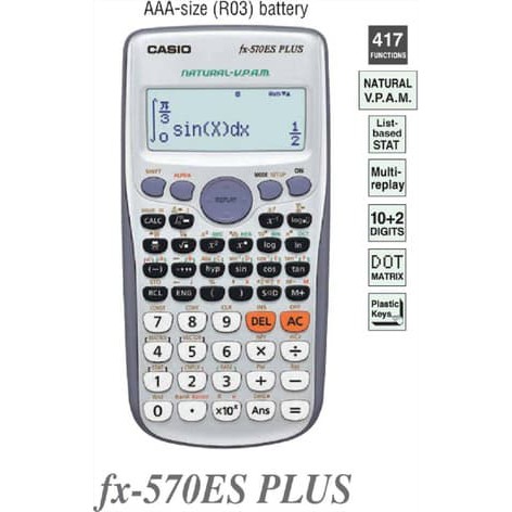 

CASIO FX-570ES PLUS KALKULATOR ILMIAH