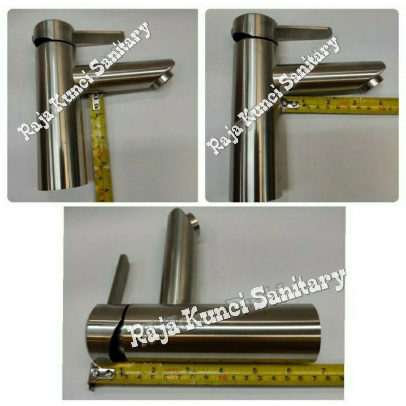 Kran Wastafel Panas Dingin Stainless SUS 304/Kran Wastafel Bambu Stainless 304