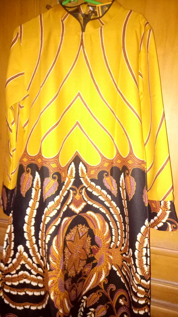 Benang Raja Tunik Batik Wanita Lengan Panjang Ukuran M L Xl 2xl