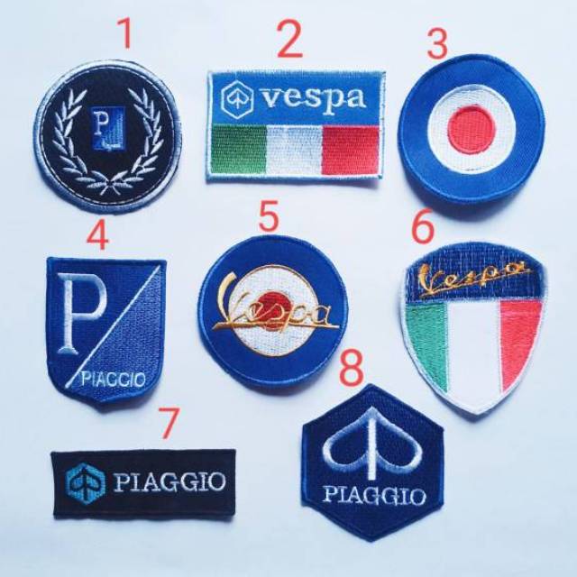 Patch bordir vespa