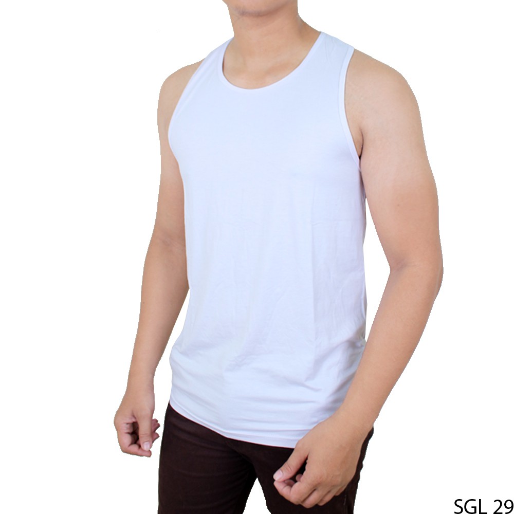 Kaos Dalaman Singlet Gym Pria-SGL 29