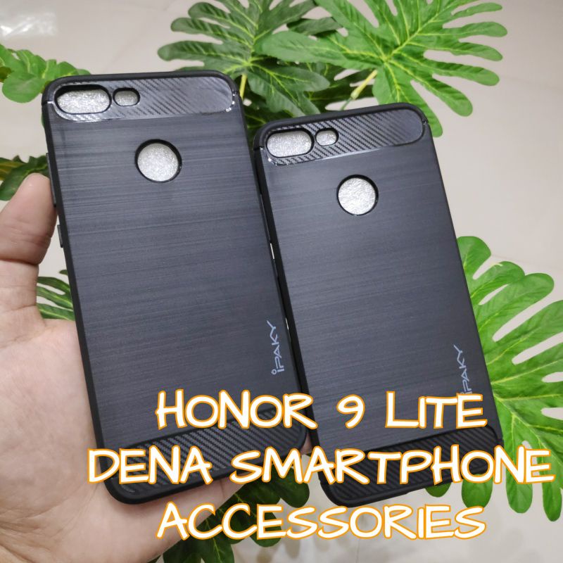 Soft Case Honor 9 Lite LLD-L21 Hitam Carbon Tebal Black Matte