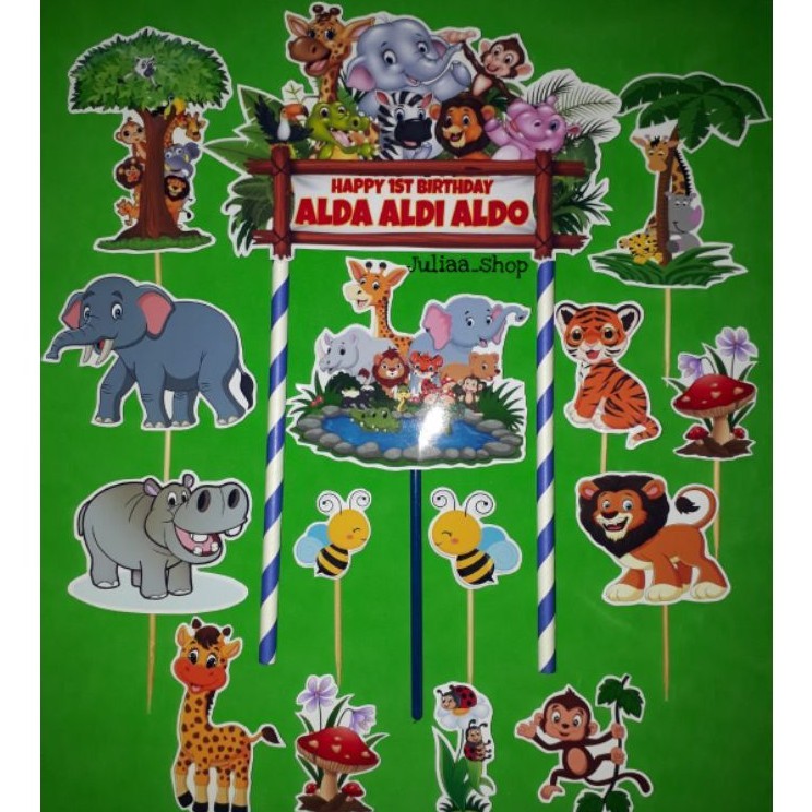 topper cake ZOO