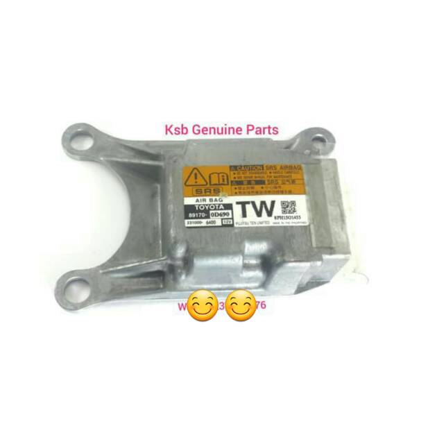 Modul Ecu AirBag Toyota Yaris Vios Air Bag 89170-0d690 0d690 Original