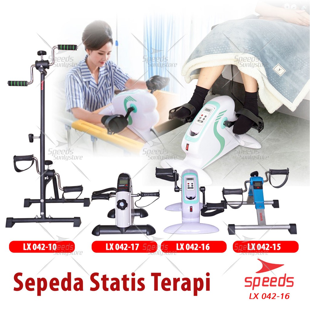 SPEEDS Sepeda Statis Terapi Sepeda Statis Mini Alat Terapi Kesehatan 042-16