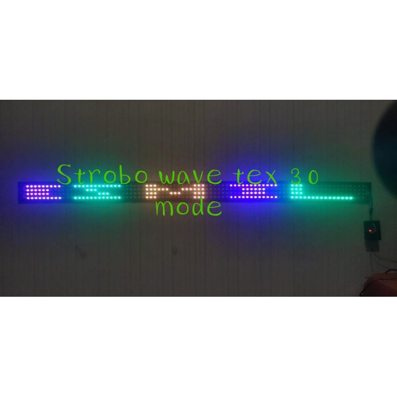 LED Strobo wave tex 30 MODE 12/24 volt