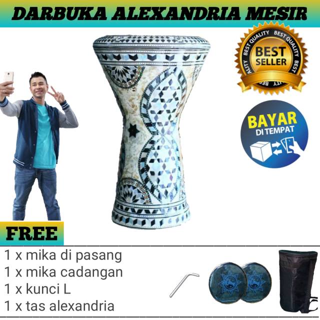 DARBUKA ALEXANDRIA MESIR kualitas (BAYAR COD)