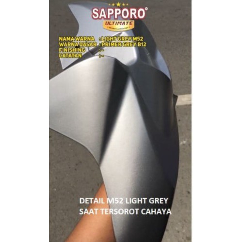 Cat Semprot Sapporo Ultimate M52 Light Grey / Sapporo Spray / Pilok / Pylox