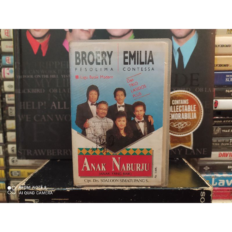 Kaset Pita : Broery Pesolima/Emilia Contessa dan TRIO LASIDOS PLUS - Anak Naburju