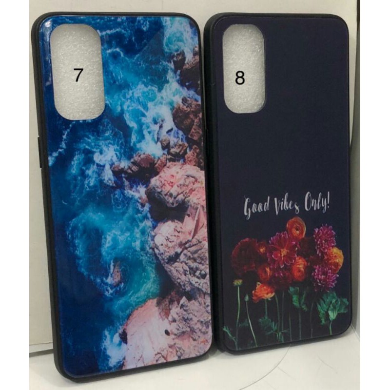 OPPO RENO 4 A92 A52 BACK CASE GLASS VIBES CASING SOFTCASE