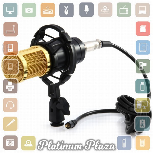 Kabel 3.5mm to XLR Karaoke Microphone 2 Meter for BM-800 BM-8000 BM-900 BM-700 - AV12`2JYSKT-- Black