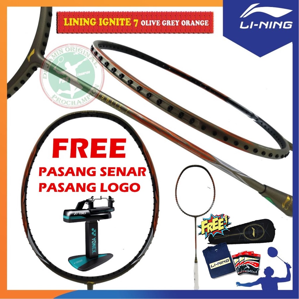 Lining Ignite 7 Raket Badminton Original