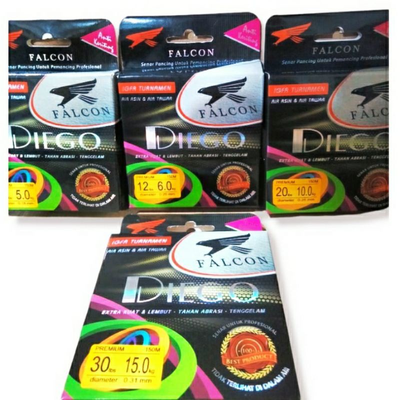 Senar Anti keriting Falcon Diego