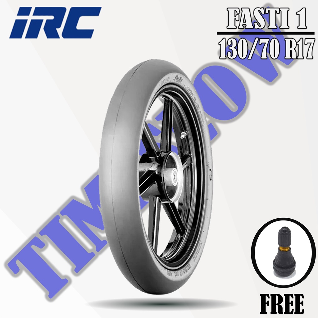 Ban Motor SLICK RACING COMPOUND // IRC FASTI 1 130/70 Ring 17 Tubeless