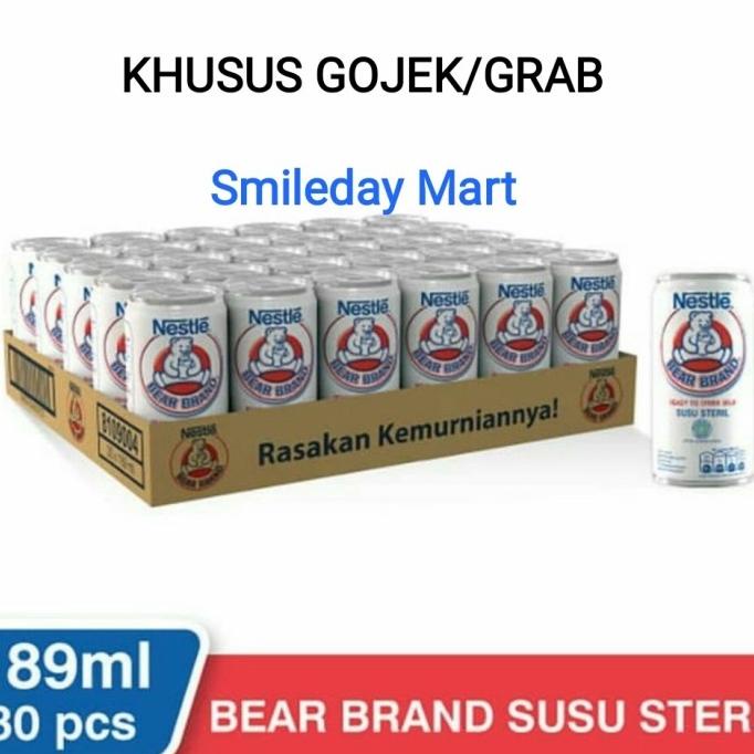 

[COD] Susu Beruang Bear Brand 189ml 1 Karton 30Pcs | Bear Brand 189ml [COD]