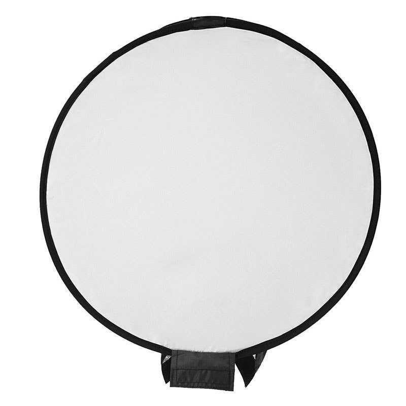 Universal Portable Round Softbox Flash Diffuser 40 cm - PU5145 [Hitam]