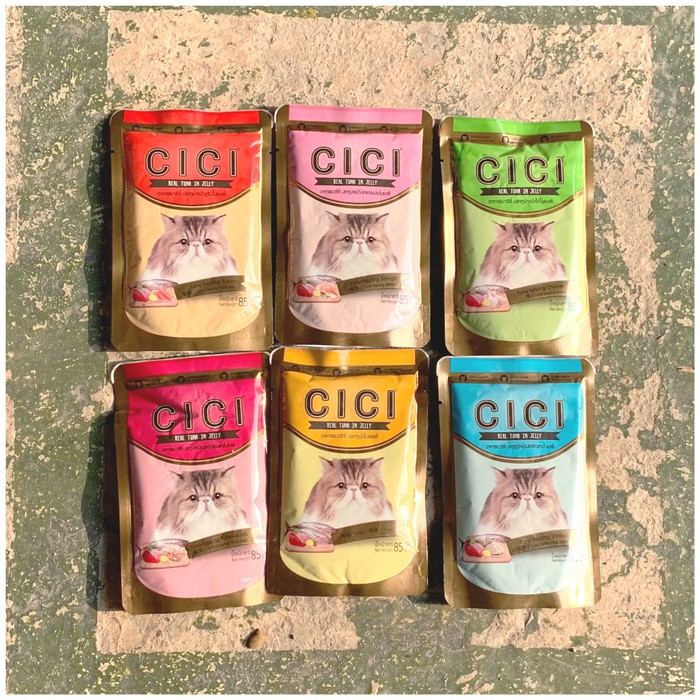 MAKANAN KUCING CICI POUCH 85 GR 85GR CATFOOD CATFOOD