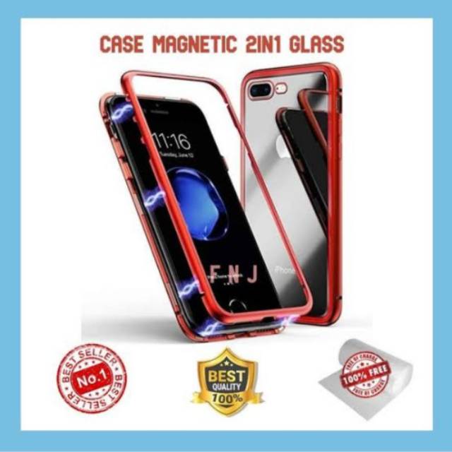 Case Magnetic Iphone XR Premium Case 2in1 Case Magnetik Iphone XR