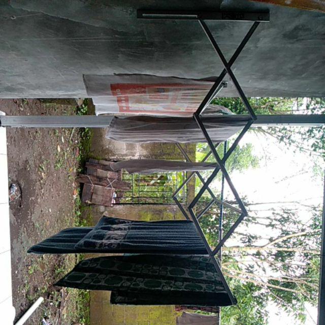 Jemuran Dinding Stainles 80 Cm 6 Galang