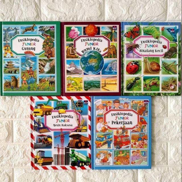 Ensiklopedia Junior : Pekerjaan / Bumi Kita / Gunung / Binatang Kecil / Mesin Raksasa