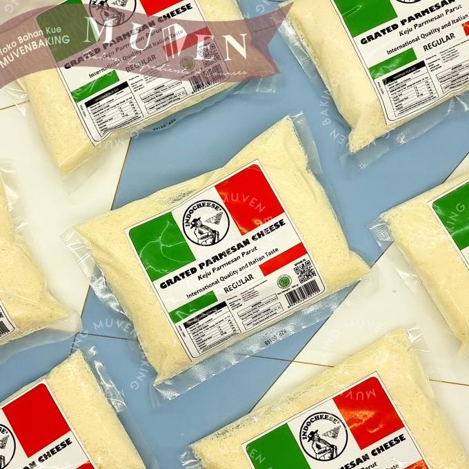 

BISA COD KEJU PARMESAN INDOCHEESE 300 GR / ITALIAN GRATED PARMESAN CHEESE