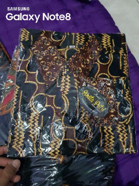 Keluarga Batik Couple Sarombit Seragaman Kondangan Tanah Abang Wanita Murah Princess Azkana Sogan Cb