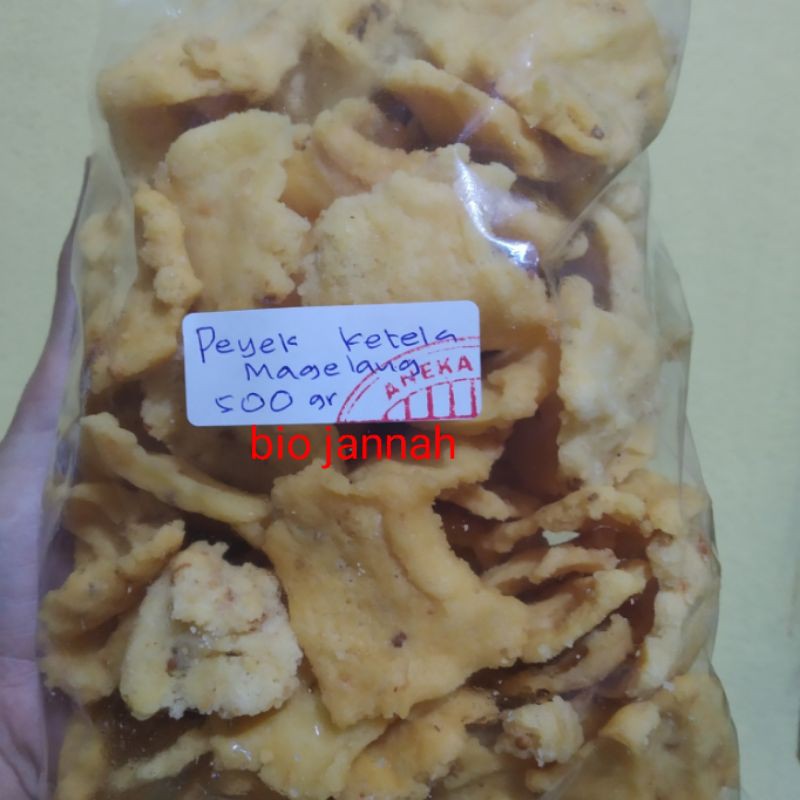 

potil ketumbar peyek ketela 500 gr