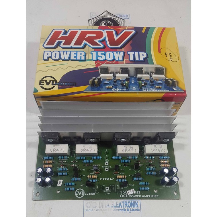 KIT POWER AMPLIFIER STEREO 150 WATT PLUS TIP