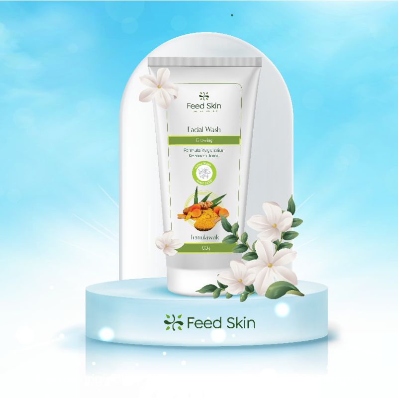 Feed Skin Facial Wash Salina Herbal Temulawak Melati [untuk wanita]
