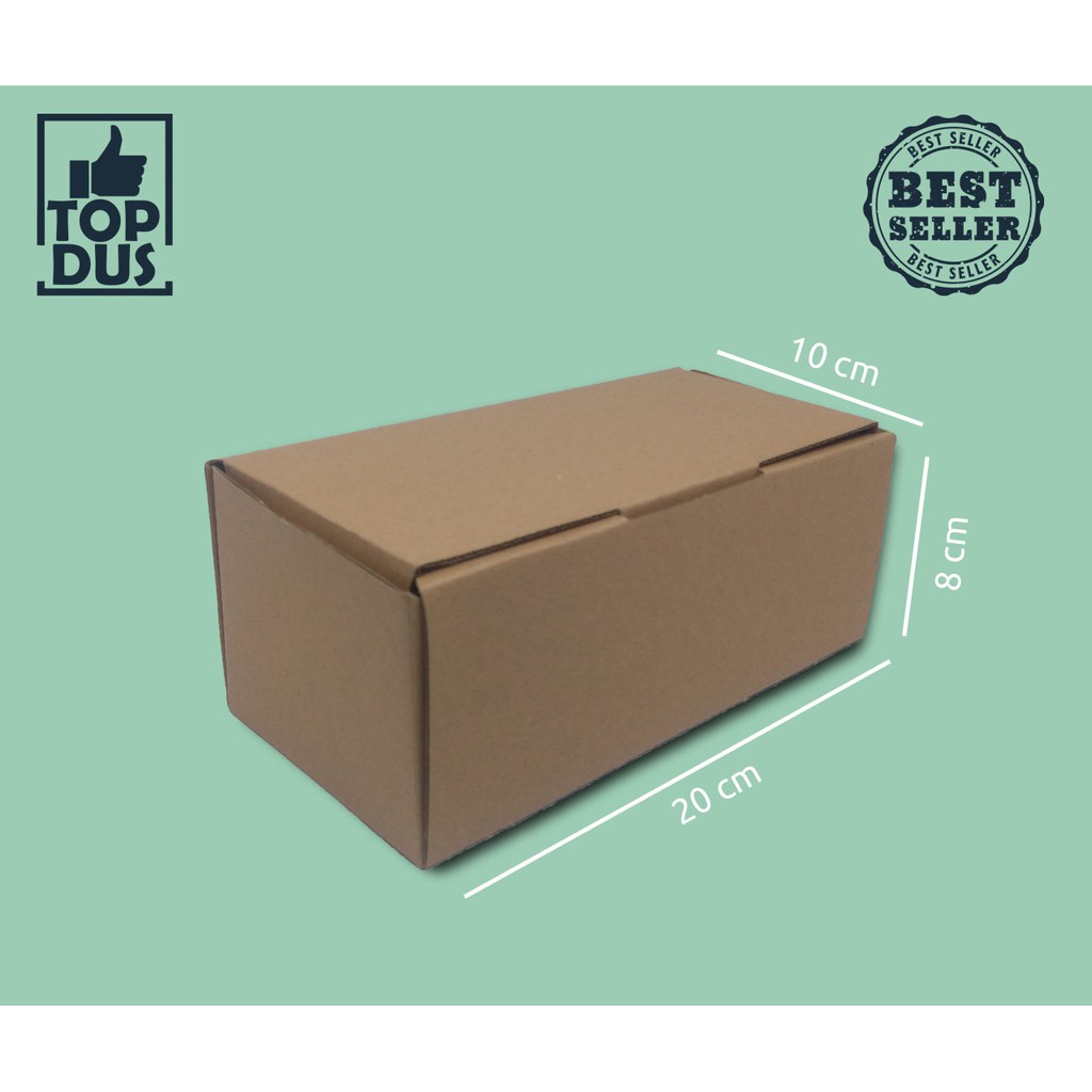 

Kardus 20x10x8cm Die Cut Karton Box - Dus Souvenir / Kotak Makan/Kardus