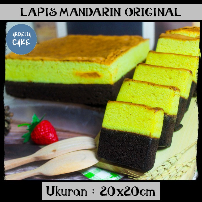 

Lapis Mandarin Premium / Kue Lapis Homemade / 3 Varian Lapis Mandarin