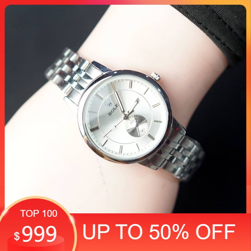 MURAH Jam Tangan Rolex wanita 155 Anti Air 100%ORI