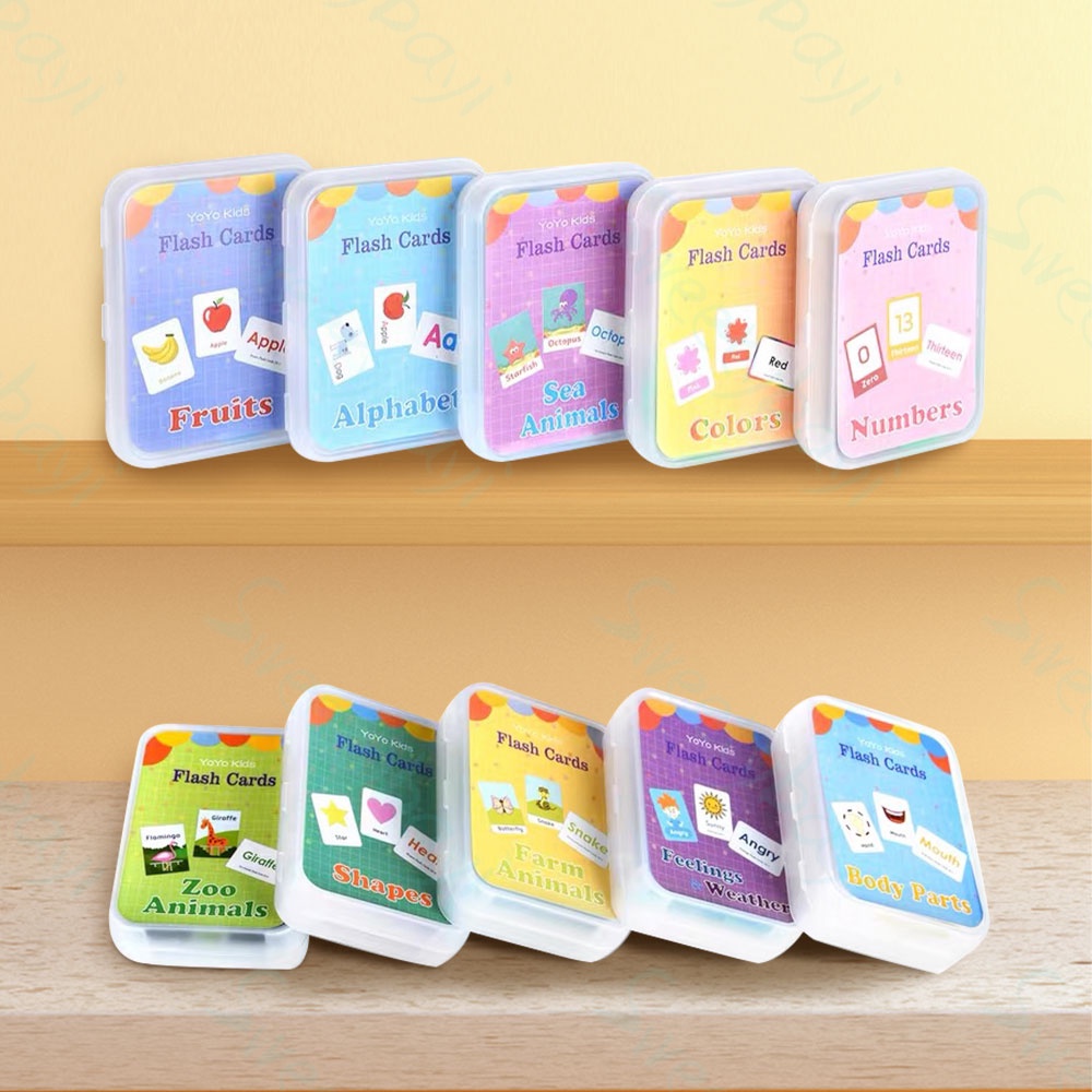 Sweetybayi Mainan Flash Card Kartu Mainan Anak Kartu Belajar Anak Termurah Import