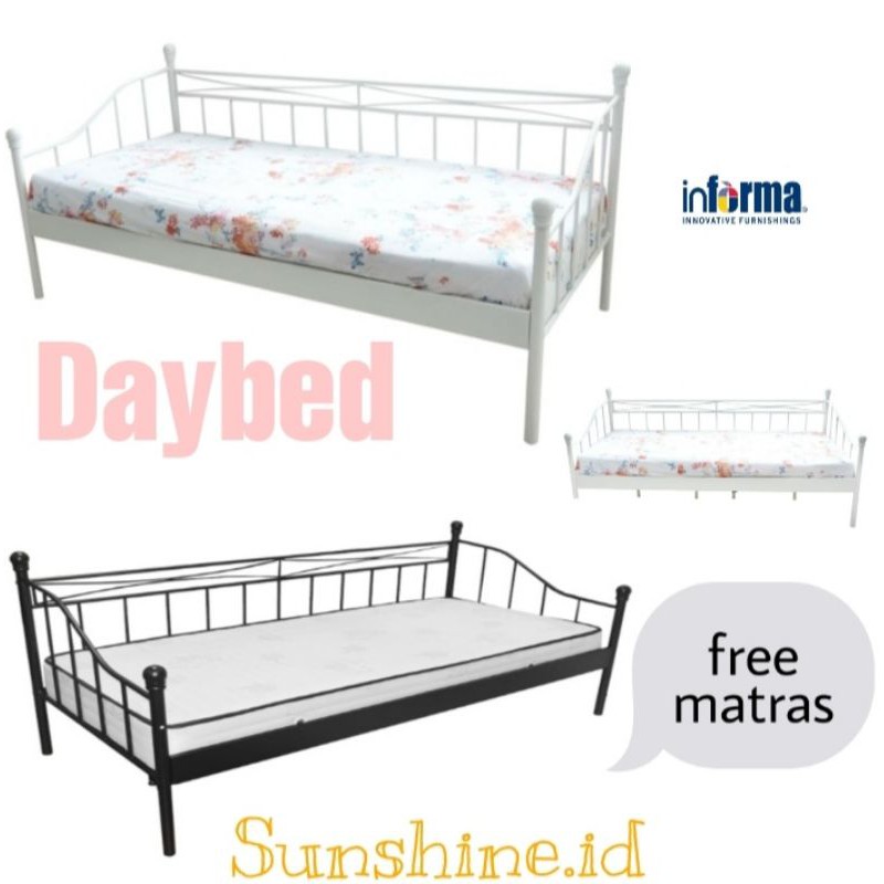 INFORMA DAYBED UK 100x200 cm FREE ONGKIR AREA JABODETABEK / RANJANG TEMPAT TIDUR SANTAI