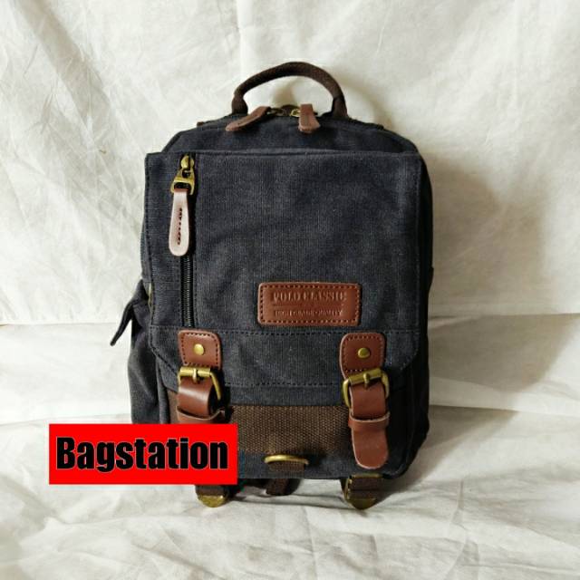 TAS SLING BAG POLO CLASSIC ORIGINAL ASLI IMPORT TAS SELEMPANG POLO CLASSIC TAS RANSEL KANVAS TAS KOREAN STYLE