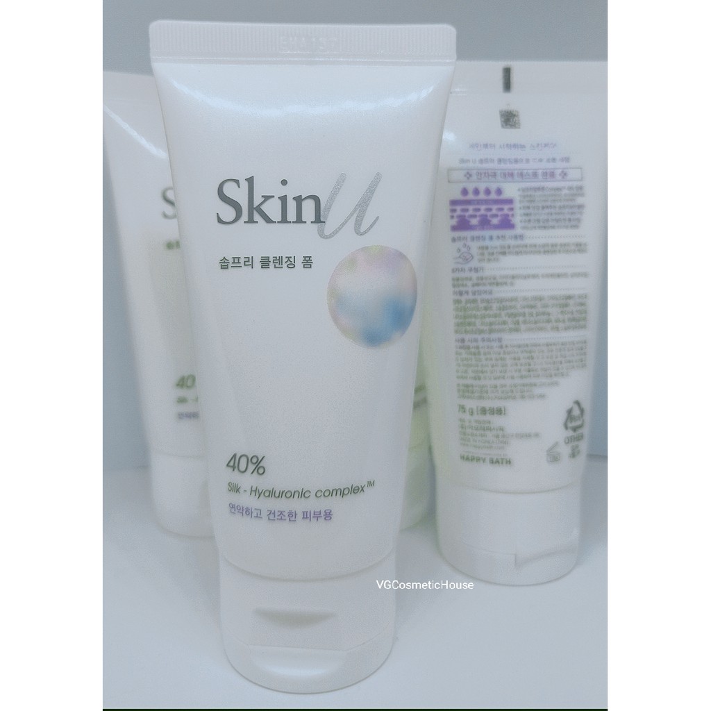 HAPPY BATH Skin U Sop-Free Cleansing Foam 75g