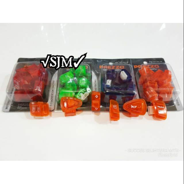 SAKLAR TOMBOL TRANSPARAN HONDA BEAT BEAT NEW BEAT FI ESP VARIO 110 125 150 ISI 6BIJI